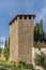 One of the ancient towers of the defensive walls of Figline Valdarno, Florence, Italy