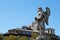 One of the angels at the famous Sant\' Angelo bridge
