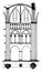 One Bay of Limburg Cathedral, Cathedral architecture, vintage engraving