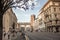 One of the beautiful Verona squares full of tourists.