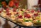 One-bite sandwiches, catering business, party food