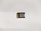one black memory card adapters on a white background top view