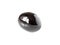 One black olive oiled isolated on white with clipping path