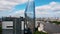 One Blackfriars buidling in London - aerial view - LONDON, UK - JUNE 8, 2022