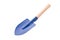 One blue small spade