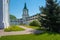 One of the corners in the Spaso-Yakovlevsky monastery in the city of Rostov, Yaroslavl region