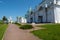 One of the corners in the Spaso-Yakovlevsky monastery in the city of Rostov, Yaroslavl region