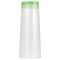 One cosmetic bottle with a green blank matte cap