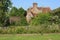 One of the cottages at Sissinghurst Castle in Kent in England in the summer.