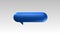 One Cylinder Speech bubble text bar, 3D balloon style