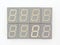 One digit seven segments led display.