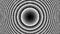 One Dither Radial Wave Black And White Pixel Repetitive Animation-264