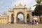 One of the entrances to Mysore Palace