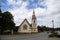 One of the famous churches in Mahone Bay, Canada