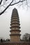 One of the famous pagodas at the Twin Pagoda Temple Yongzuo Temple in Taiyuan.