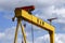 One of the famous yellow Harland and Wolff cranes