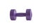 One female mauve plastic dumbbells for women