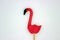 One flamingo-shaped lollipop candies