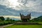 one of the Gadang house in the Pagaruyung palace