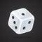 One gambling dice