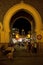 One of the gates leading to the old town of Marrakesh, Morocco.