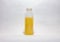 One glassy bottle of yellow shower gel