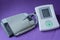 One gray medical electric pressure meter