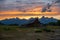 One of the historic Mouton barns on Mormon Row in Wyoming, USA