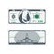One hundred dollar banknote front and back. Flat illustration EPS10
