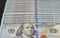 One hundred dollar notes, United States currency as a concept of money, cash flow, rate of exchange, money supply, or money