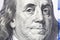 One Hundred Dollars. Benjamin Franklin portrait. USD, The United