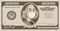 One Hundred Dollars Bill with Benjamin Franklin Wearing Surgical Mask