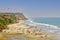 One of India finest beaches in India, Varkala beach, Kerala. Beautiful view sunny day during summer time