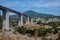 One of the largest bridges of Egnatia motorway, close to Ioannina town, Epirus.