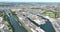One of the largest inland ports in the Netherlands, the port of Nijmegen is the logistics hub between Rotterdam and