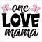 One Love Mama, Typography design