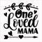 One Loved Mama, Typography design