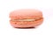 One macaron cake. Isolated.