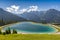 One of the man made lakes near Serles Park next to the mountain station, Mieders, Austria