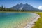 One of the man made lakes near Serles Park next to the mountain station, Mieders, Austria