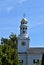 One of many church steeples in Town of Concord, Middlesex County, Massachusetts, United States. Architecture.