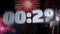 One minute new year or celebration event countdown animation glittering