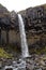 One of the most beautiful waterfalls in Iceland, Svartifoss.