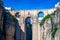 One of the most popular destinations in Andalusia: Puente Nuevo Arch (Puente Nuevo Bridge). Ronda, Spain