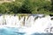 The one and only Muskovici waterfalls on the Zrmanja river, in Croatia