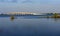 One of the numerous white bridges that crosses the intracoastal waterway