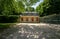 One of the old houses in the park of Versailles