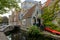One of the oldest houses in the center of Delft, the Netherlands