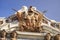 One of the ornate roofs of Valencia, Spain