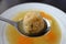 One Passover Jewish soup dumpling